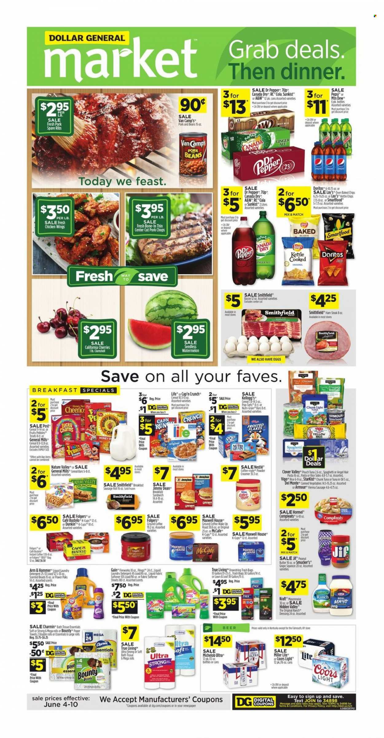Dollar General ad - 06/04/2023 - 06/10/2023. Page 1