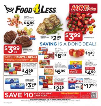 Food 4 Less Flyer - 06/07/2023 - 06/13/2023.