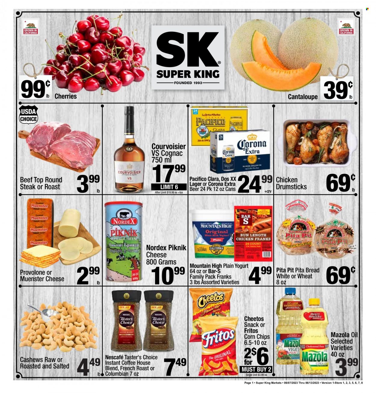 Super King Markets ad - 06/07/2023 - 06/13/2023. Page 1