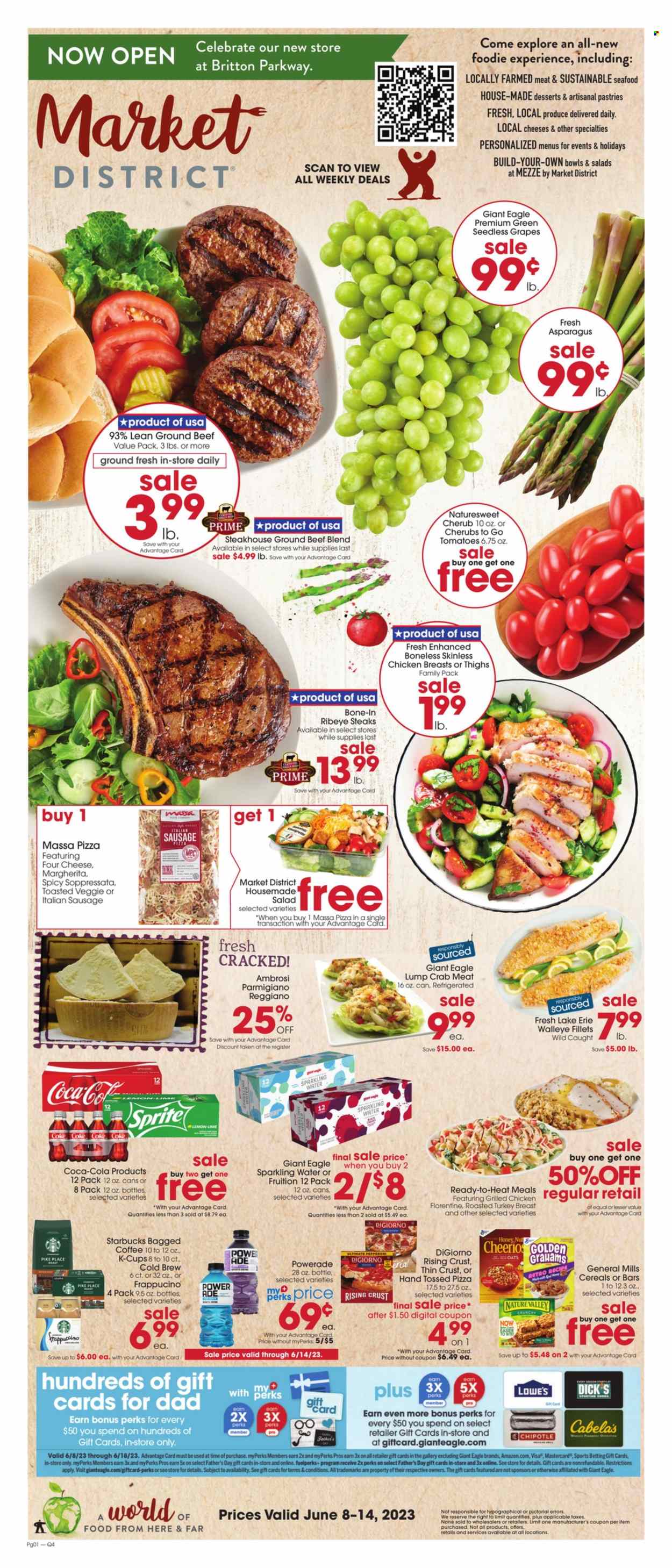 Giant Eagle ad - 06/08/2023 - 06/14/2023. Page 1