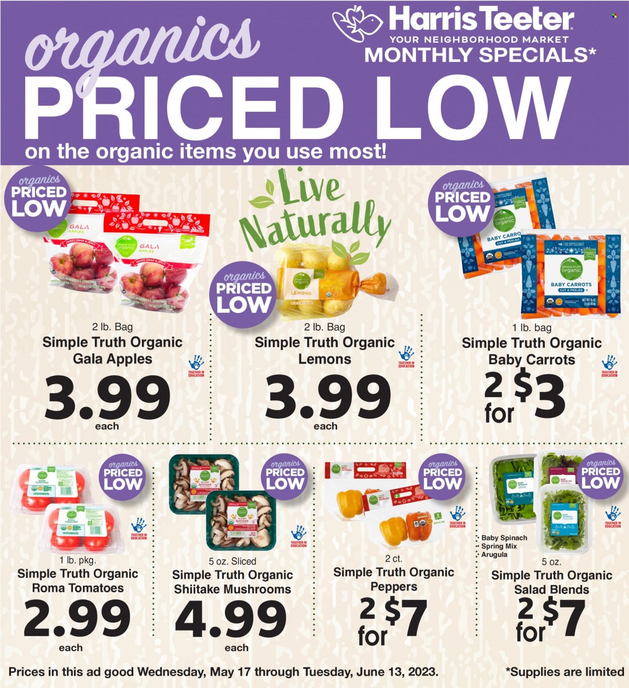 Harris Teeter ad - 05/17/2023 - 06/13/2023. Page 1