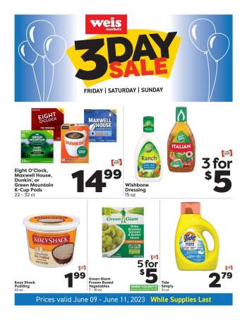 Weis Flyer - 06/09/2023 - 06/11/2023.