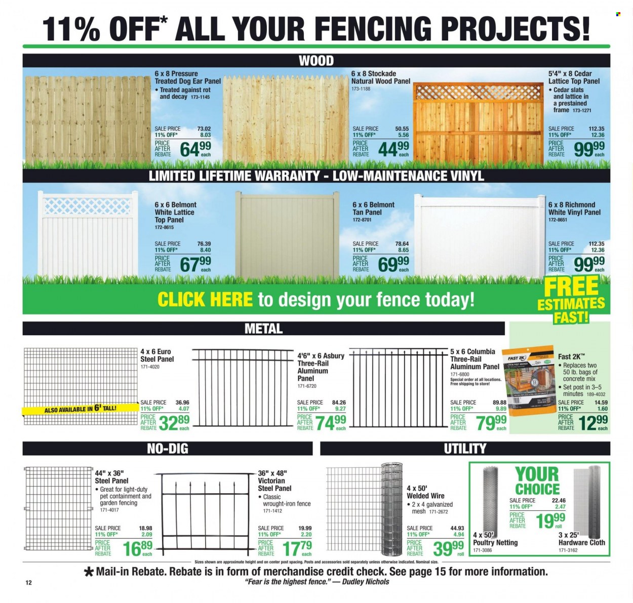 Menards ad - 06/08/2023 - 06/18/2023. Page 21