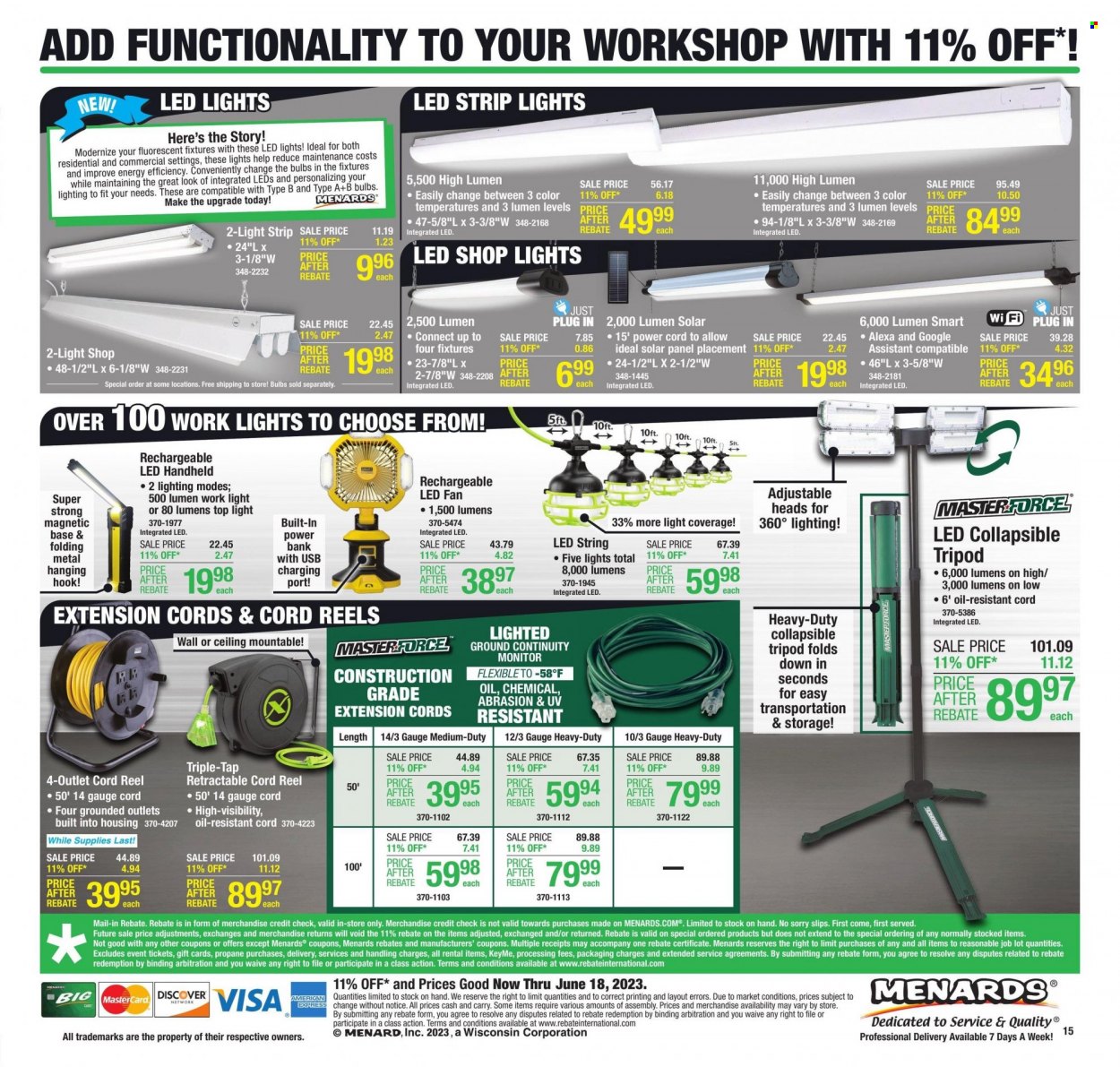 Menards ad - 06/08/2023 - 06/18/2023. Page 34