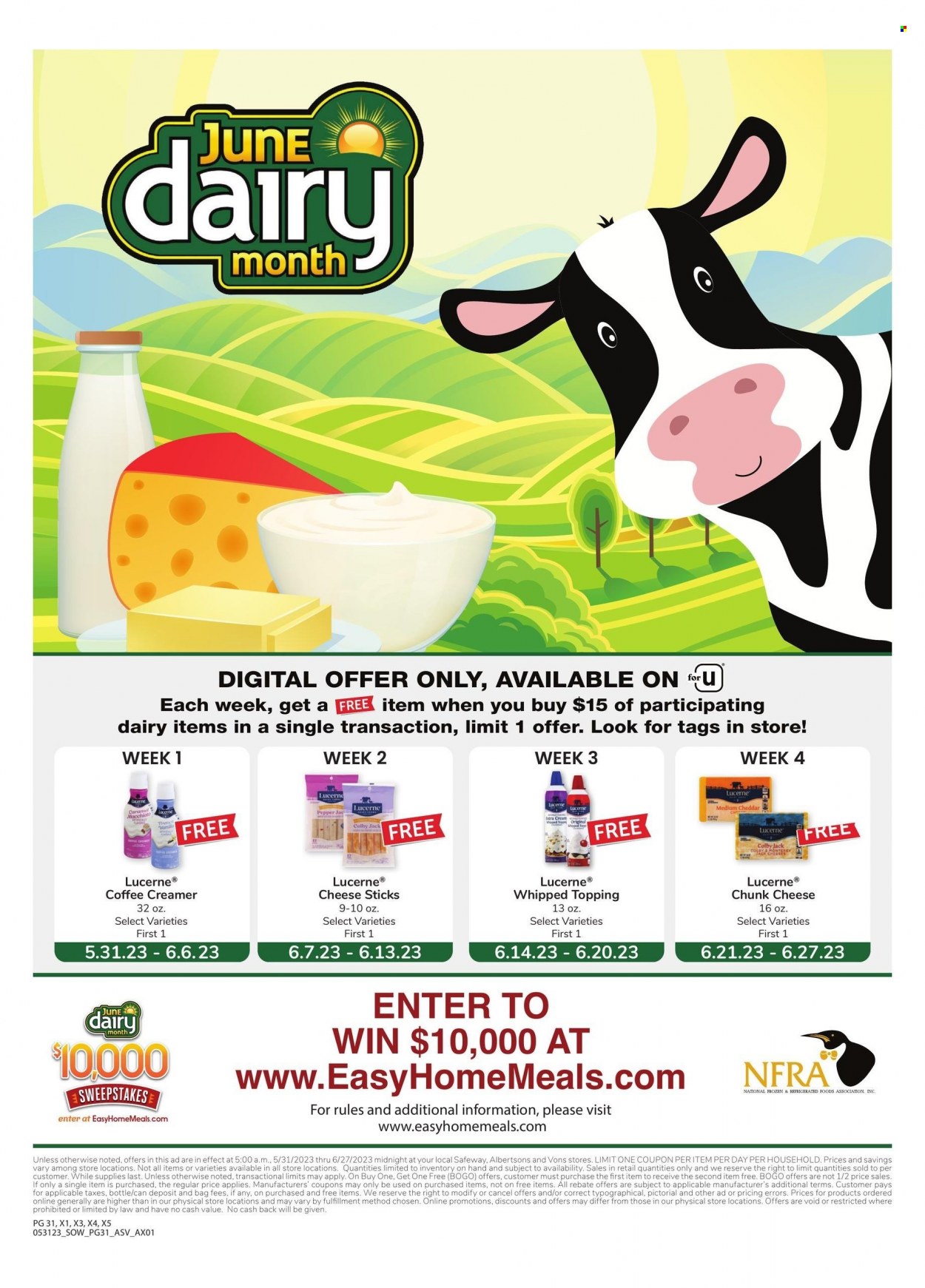 Safeway ad - 05/31/2023 - 06/27/2023. Page 31