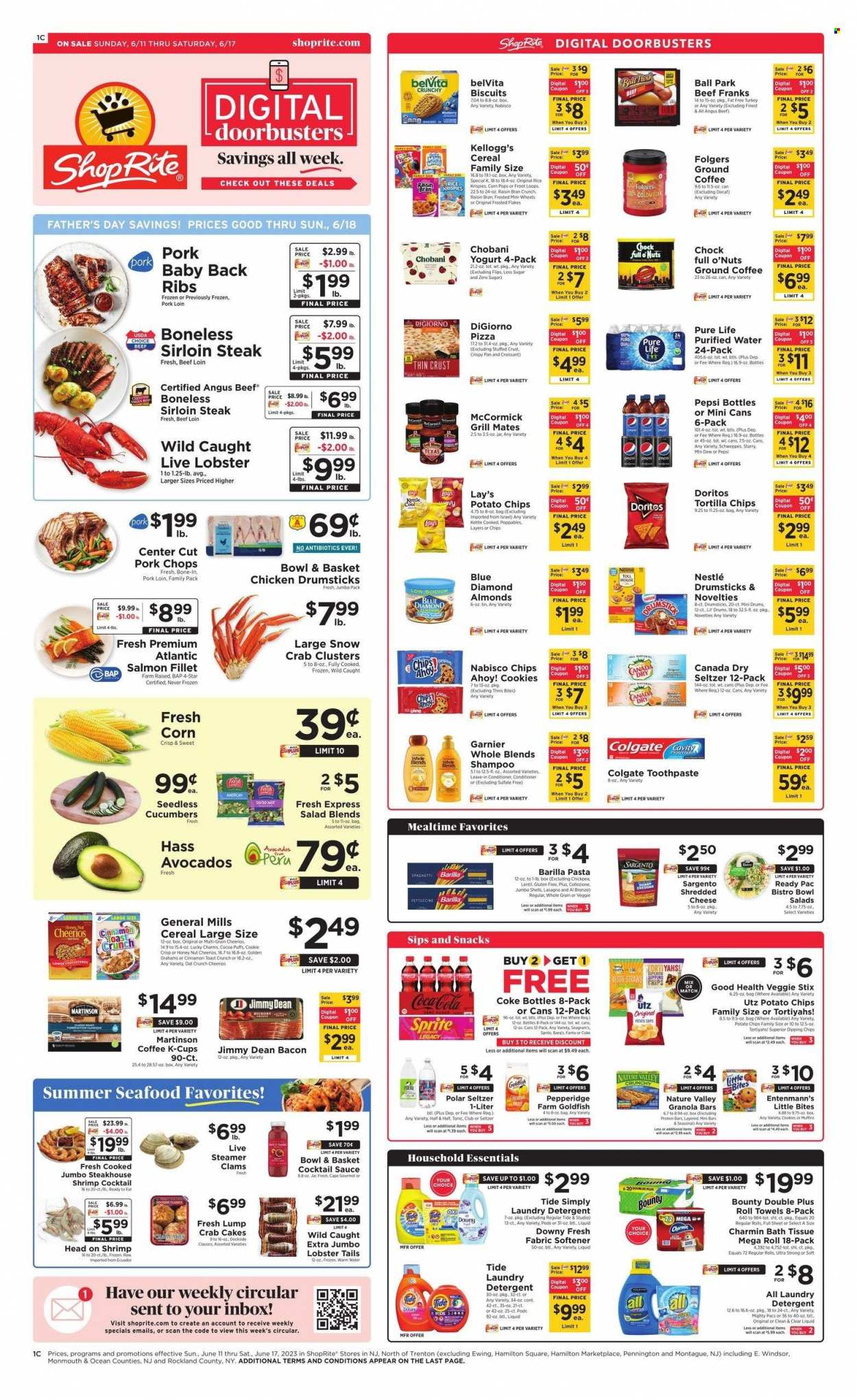 ShopRite ad - 06/11/2023 - 06/17/2023. Page 1