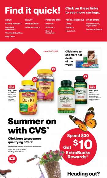 CVS Pharmacy Flyer - 06/11/2023 - 06/17/2023.
