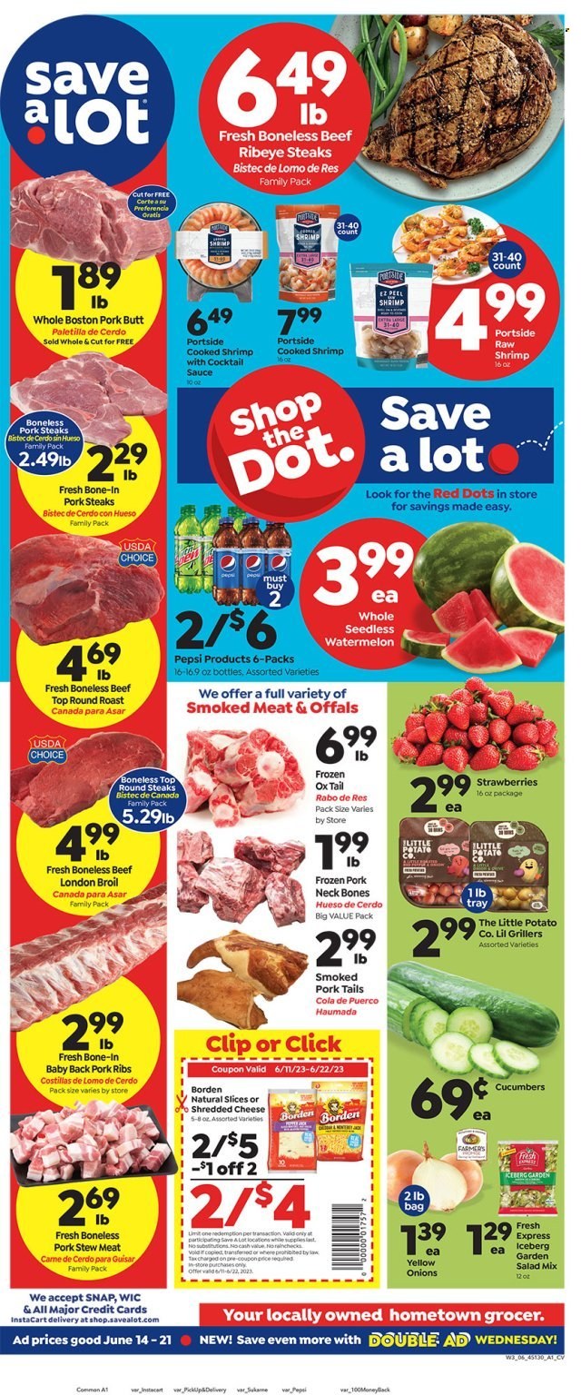 Save a Lot ad - 06/14/2023 - 06/21/2023. Page 1