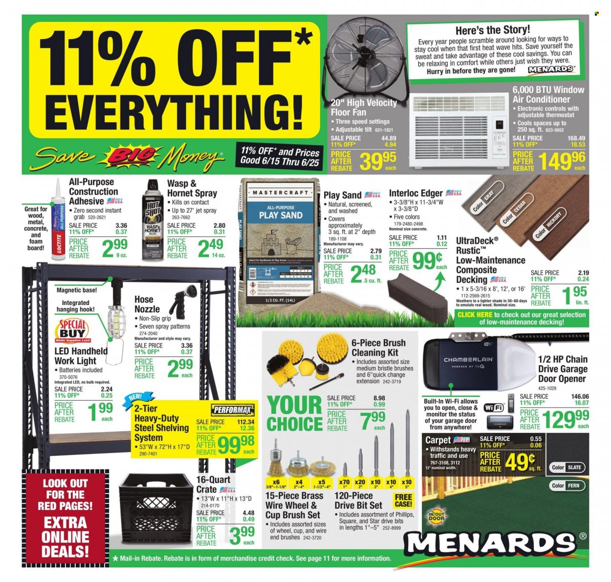 Menards ad - 06/13/2023 - 06/25/2023. Page 1