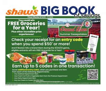 Shaw’s Flyer - 06/14/2023 - 07/13/2023.