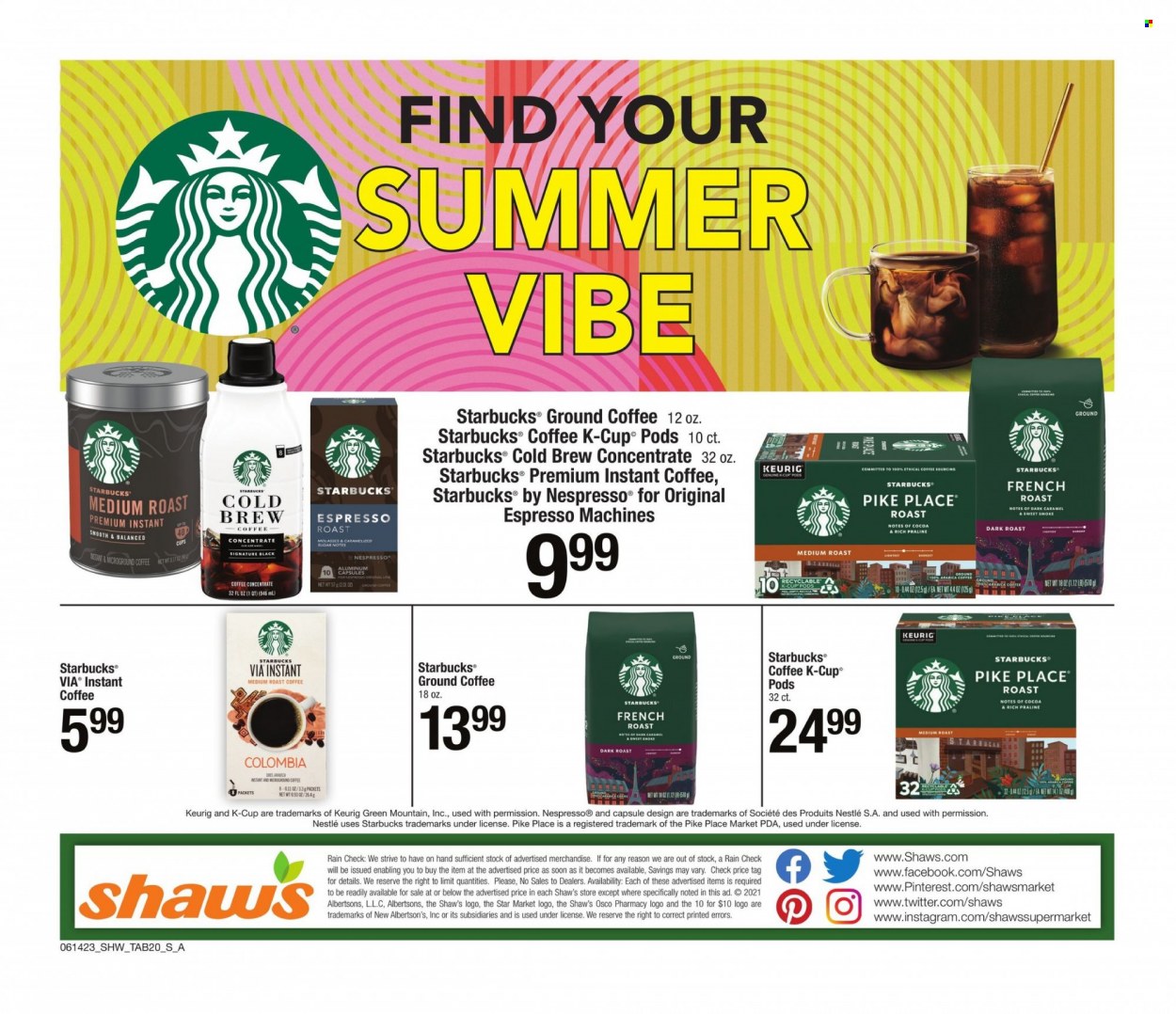 Shaw’s ad - 06/14/2023 - 07/13/2023. Page 20