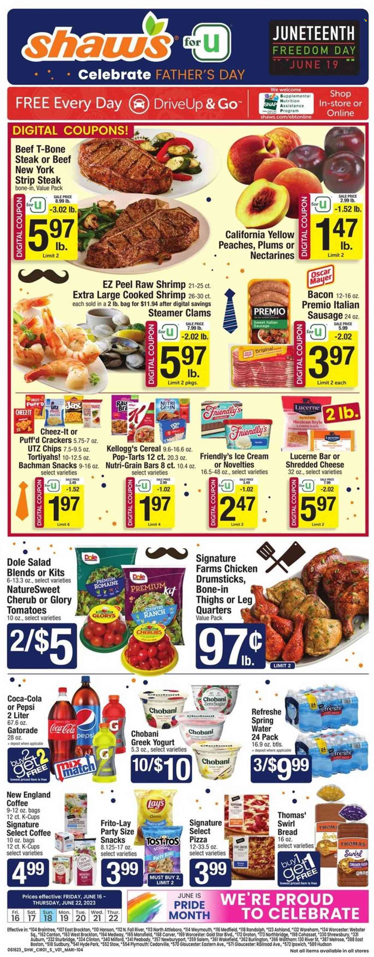 Shaw’s ad - 06/16/2023 - 06/22/2023. Page 1