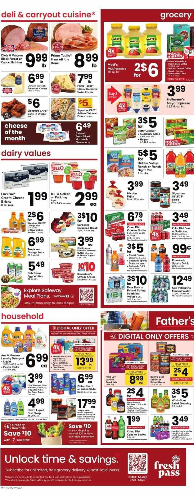 Safeway ad - 06/16/2023 - 06/22/2023. Page 5