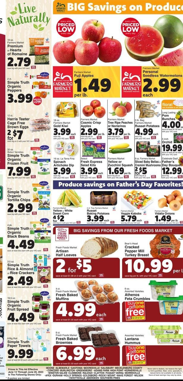 Harris Teeter ad - 06/14/2023 - 06/20/2023. Page 8