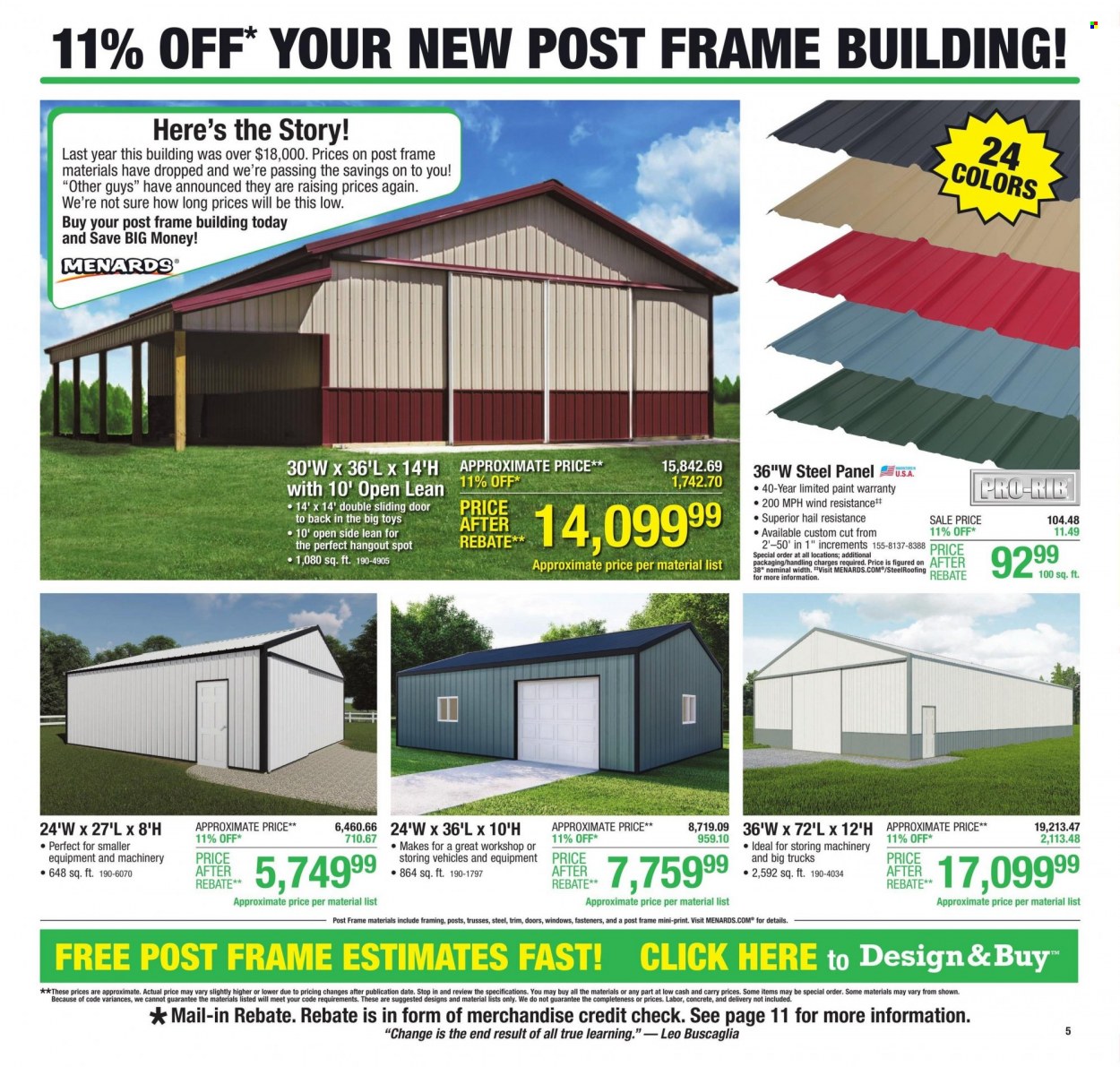 Menards ad - 06/15/2023 - 06/25/2023. Page 10