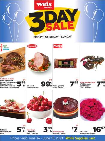 Weis Flyer - 06/16/2023 - 06/18/2023.