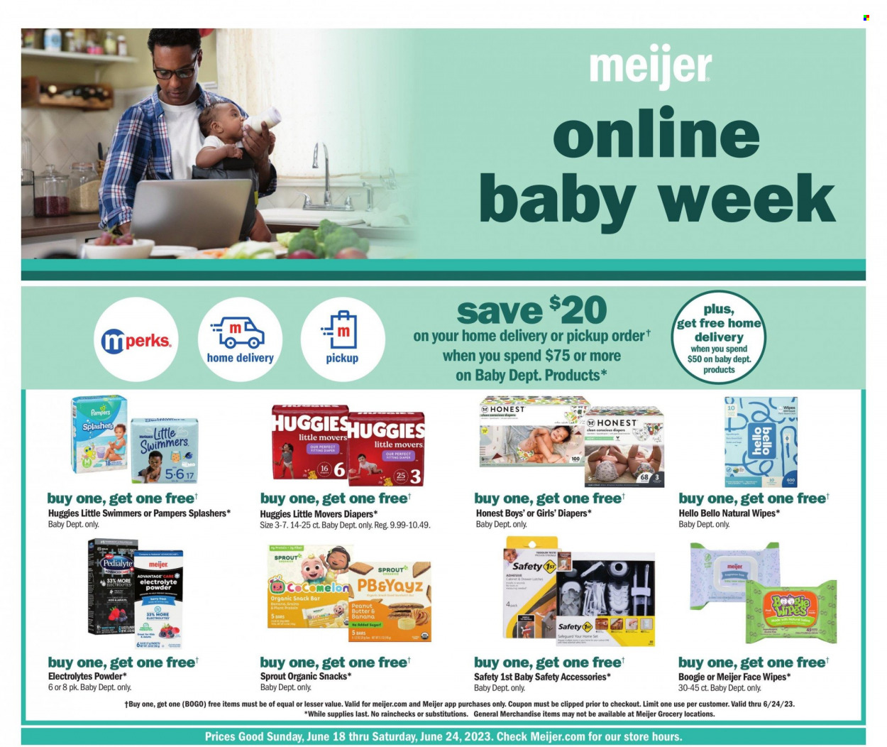 Meijer ad - 06/18/2023 - 06/24/2023. Page 1