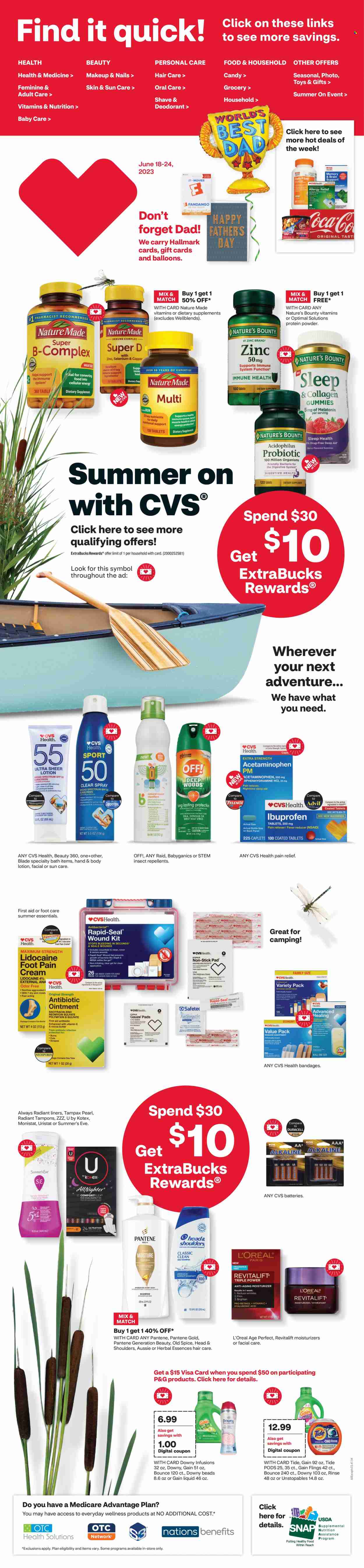 CVS Pharmacy ad - 06/18/2023 - 06/24/2023. Page 1