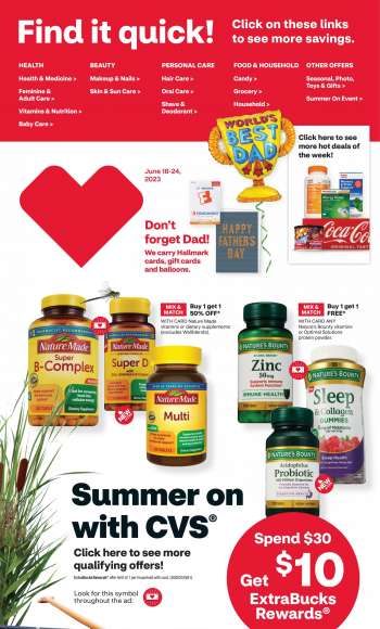 CVS Pharmacy Flyer - 06/18/2023 - 06/24/2023.