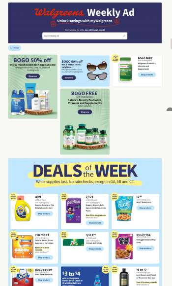 Walgreens Flyer - 06/18/2023 - 06/24/2023.