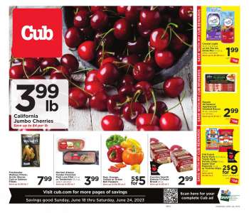 Cub Foods Flyer - 06/18/2023 - 06/24/2023.