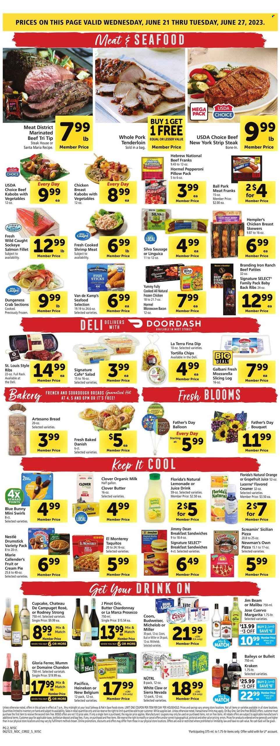 Safeway ad - 06/21/2023 - 06/27/2023. Page 2