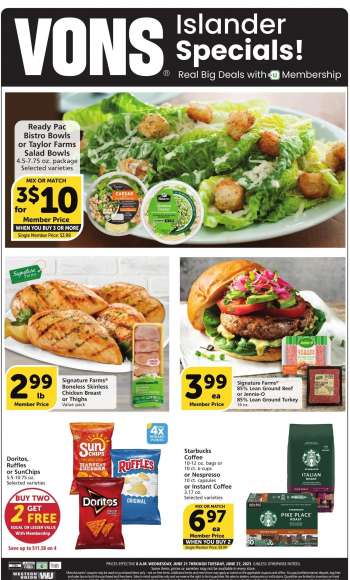 Vons Flyer - 06/21/2023 - 06/27/2023.