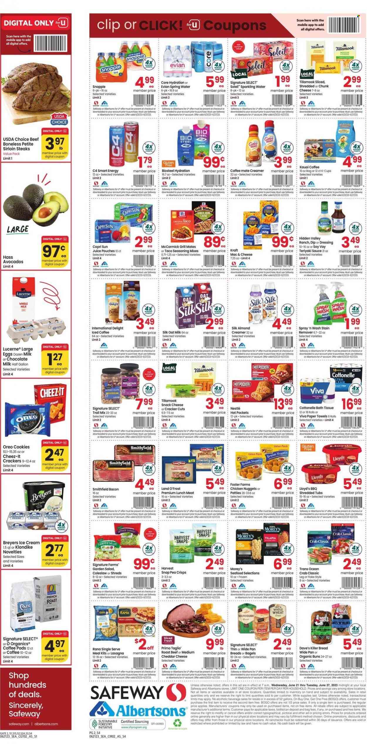 Safeway ad - 06/21/2023 - 06/27/2023. Page 2