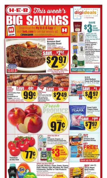 H-E-B Flyer - 06/21/2023 - 06/27/2023.