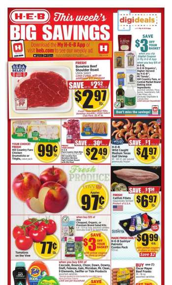 H-E-B Flyer - 06/21/2023 - 06/27/2023.