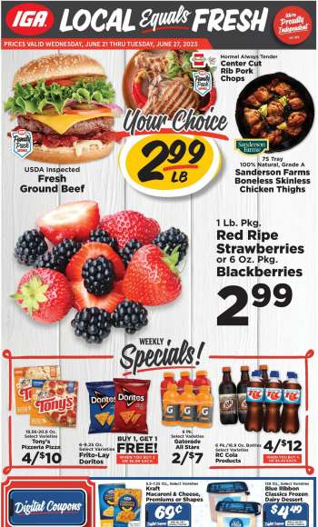 IGA Flyer - 06/21/2023 - 06/27/2023.
