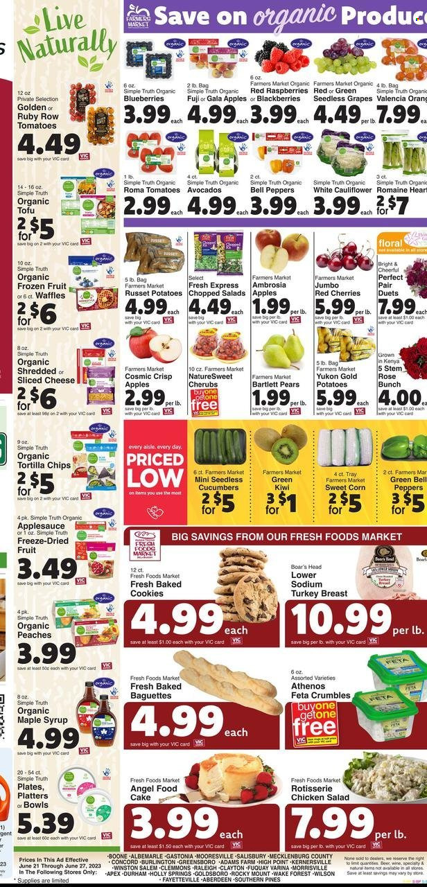 Harris Teeter ad - 06/21/2023 - 06/27/2023. Page 10