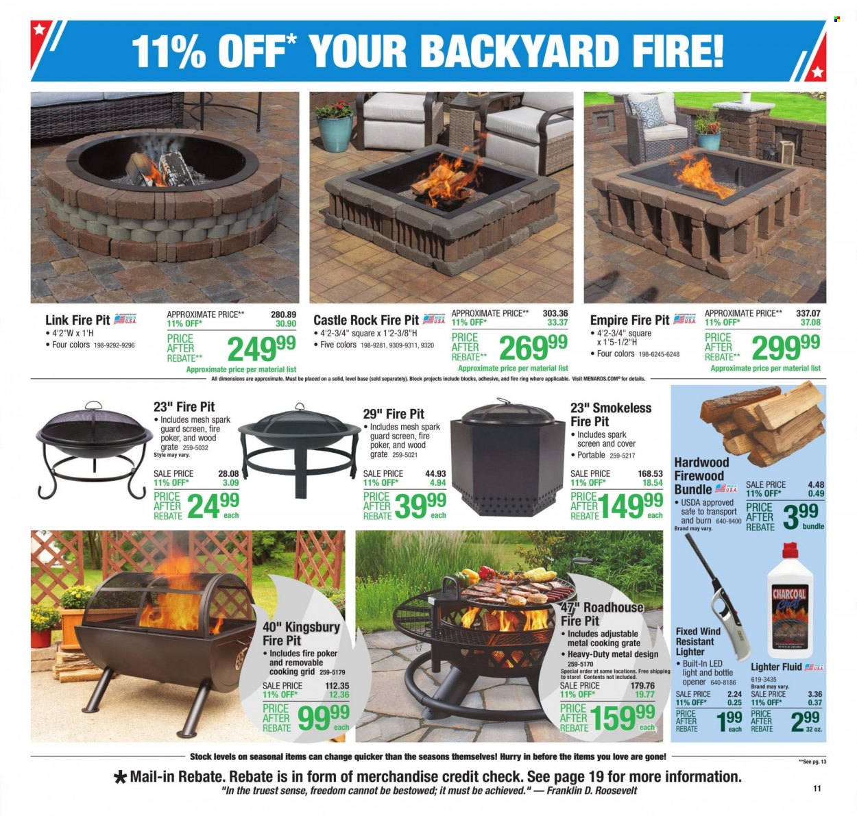 Menards ad - 06/21/2023 - 07/04/2023. Page 22