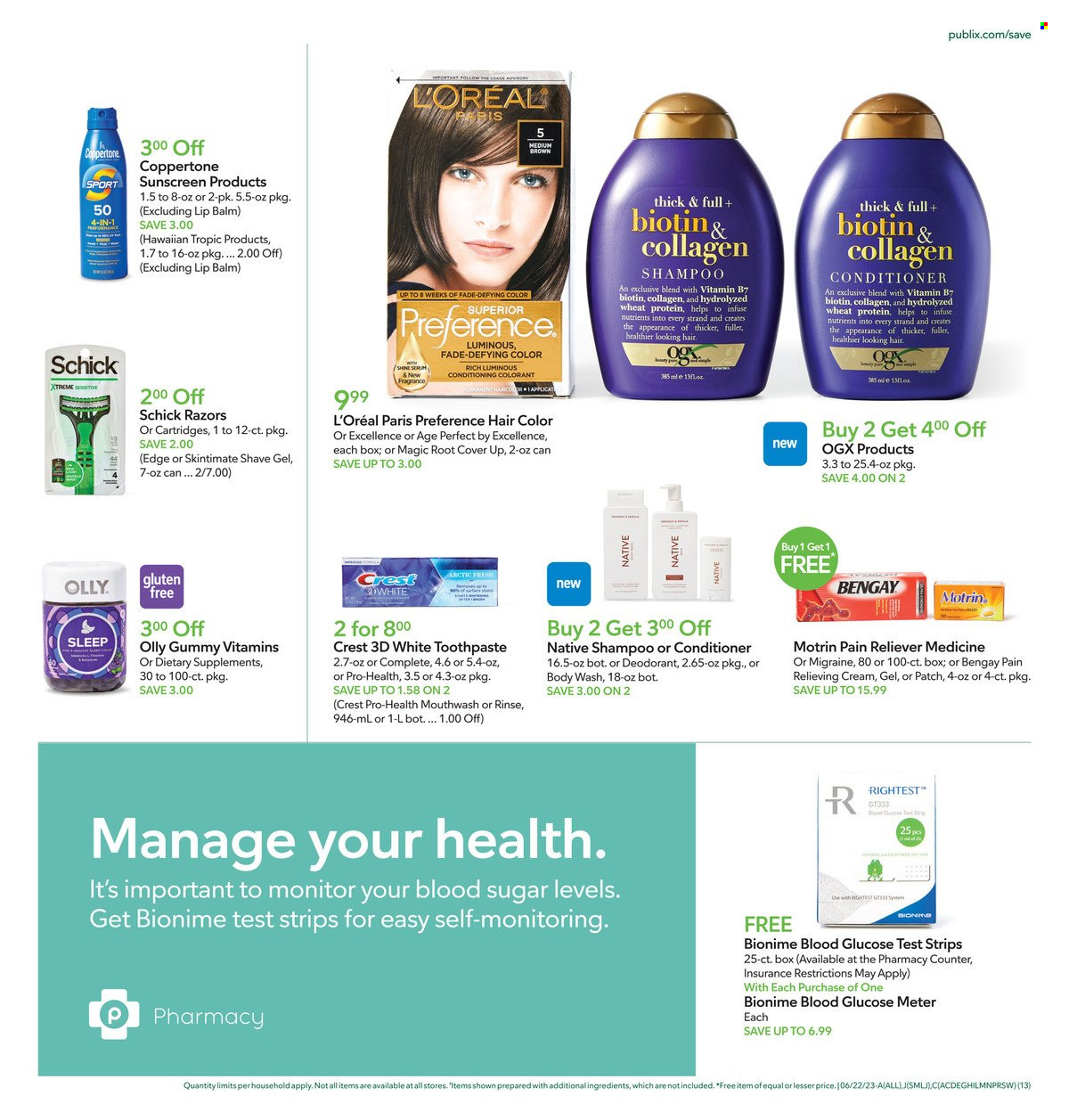 Publix ad - 06/22/2023 - 06/28/2023. Page 13