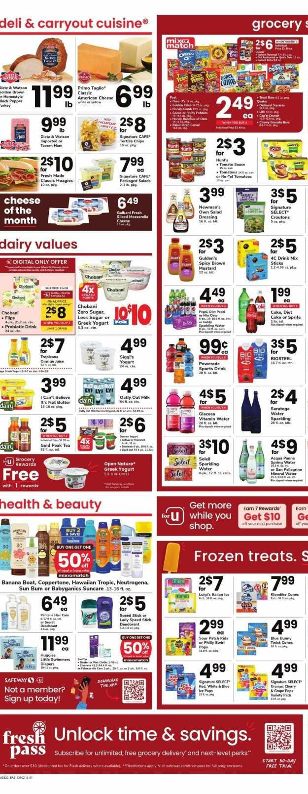 Safeway ad - 06/23/2023 - 06/29/2023. Page 7