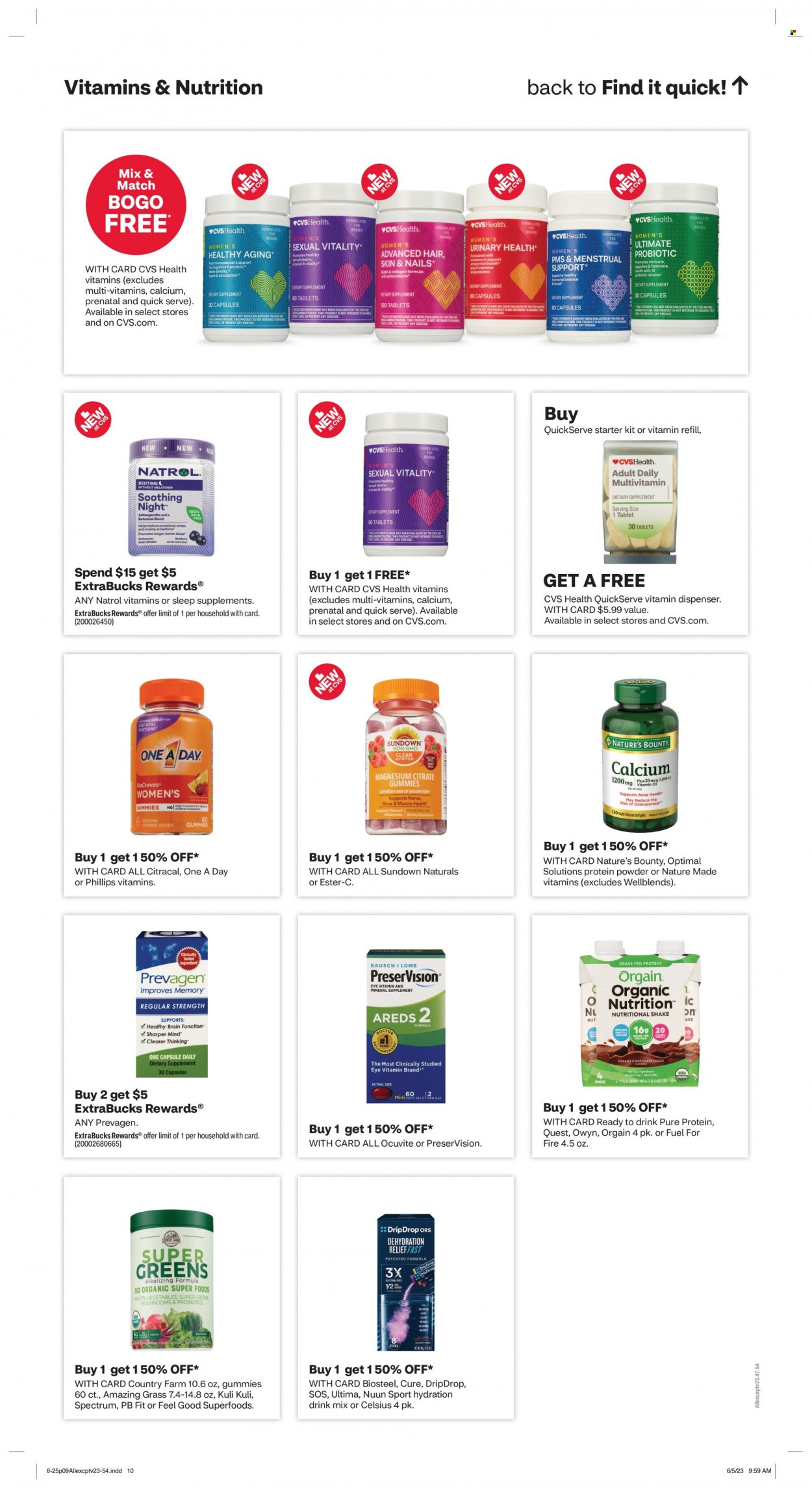 CVS Pharmacy ad - 06/25/2023 - 07/01/2023. Page 9