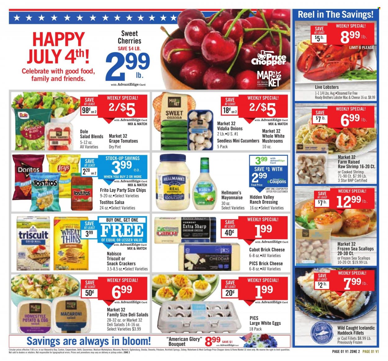 Price Chopper ad - 06/25/2023 - 07/01/2023. Page 1