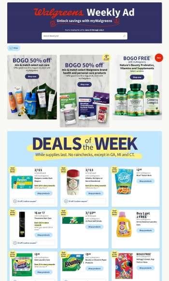 Walgreens Flyer - 06/25/2023 - 07/01/2023.