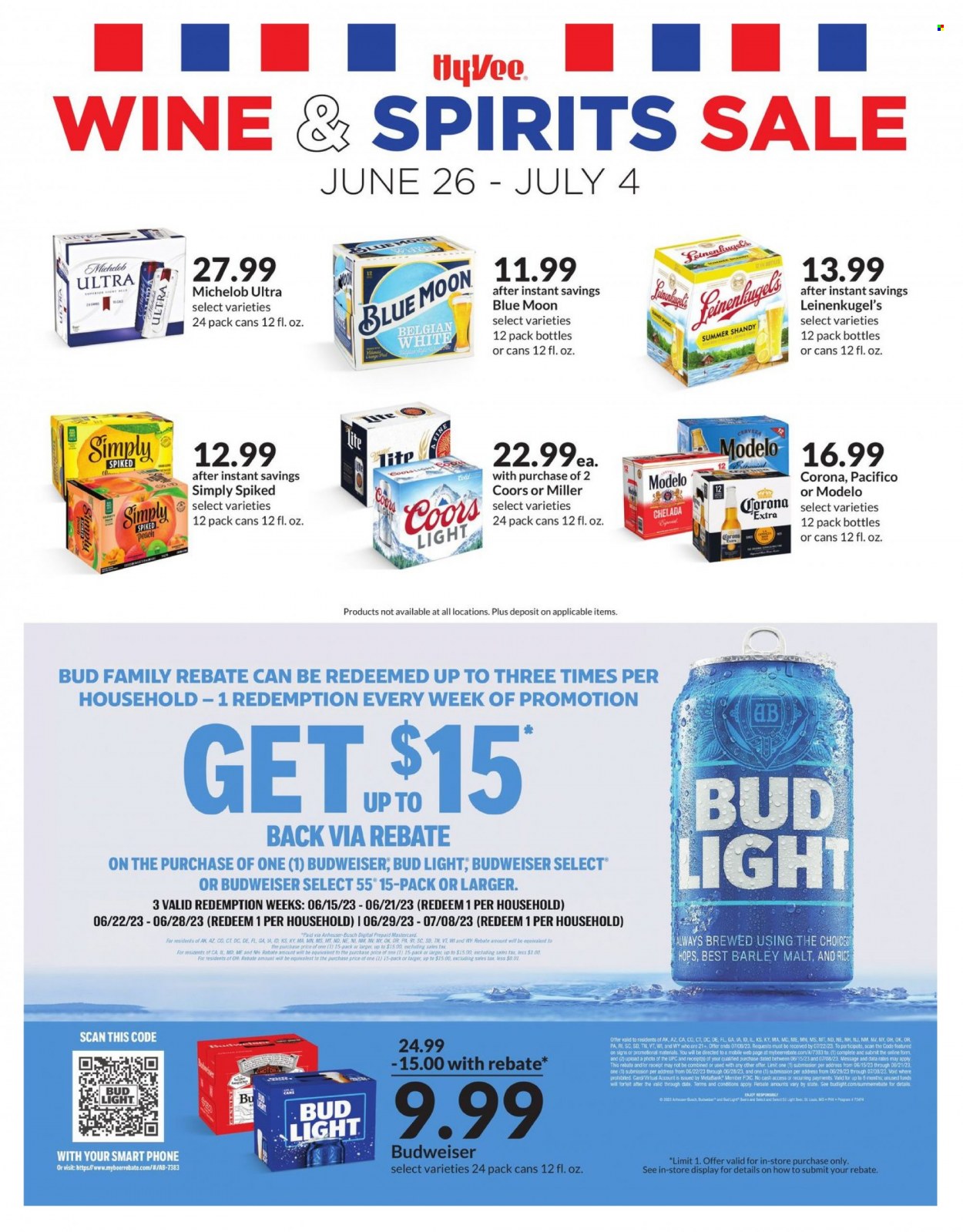 Hy-Vee ad - 06/26/2023 - 07/04/2023. Page 1
