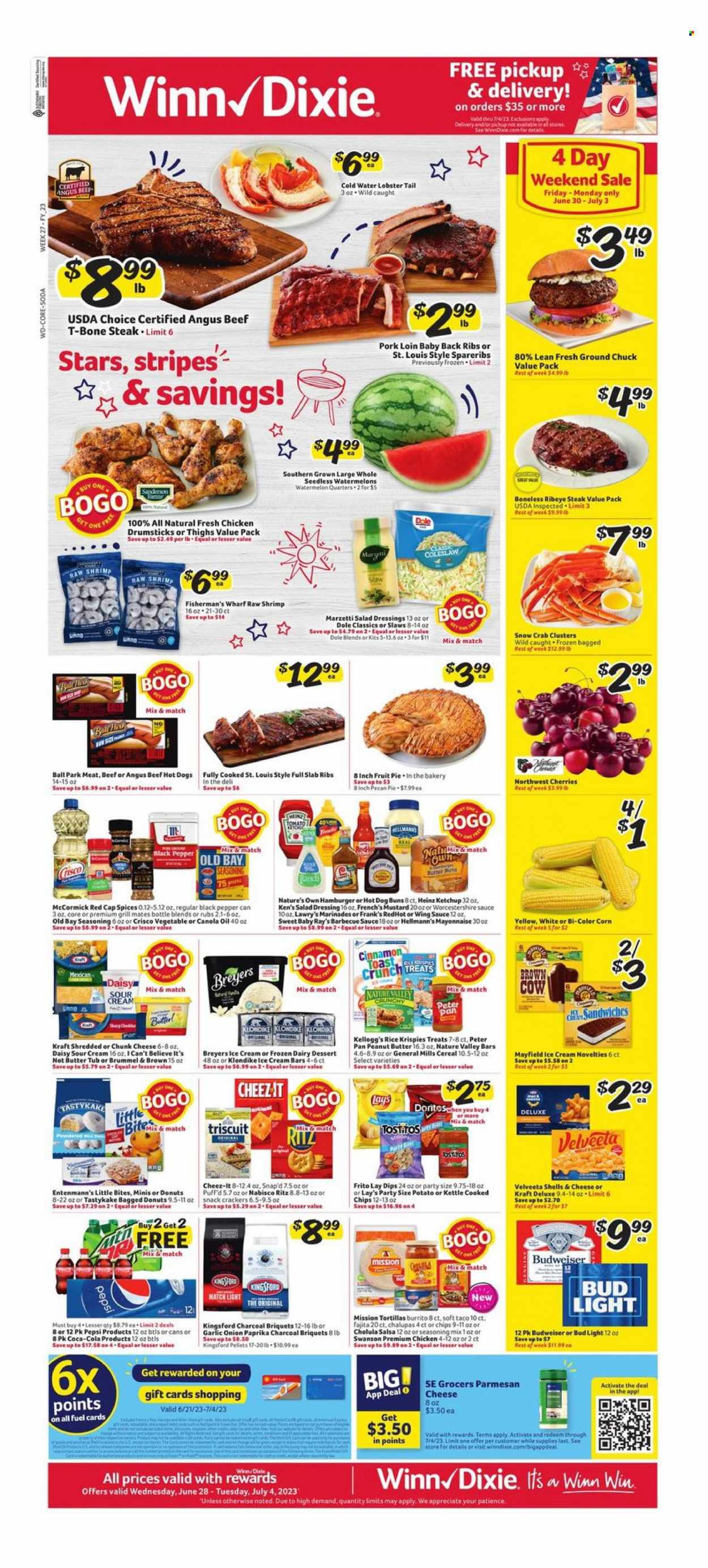 Winn Dixie ad - 06/28/2023 - 07/04/2023. Page 1