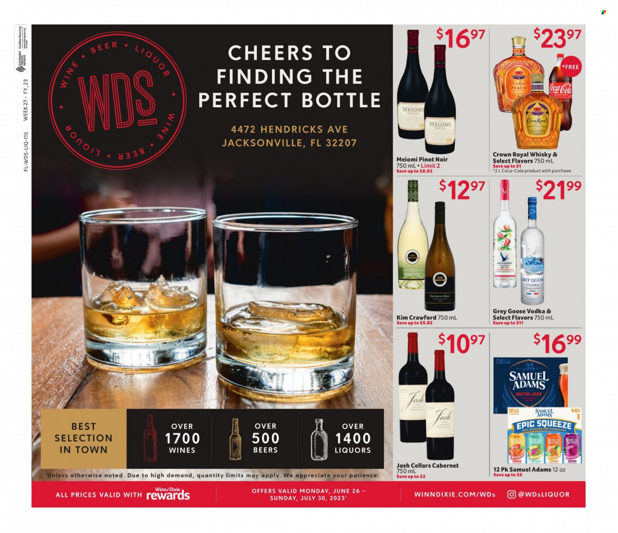 Winn Dixie ad - 06/26/2023 - 07/30/2023. Page 1