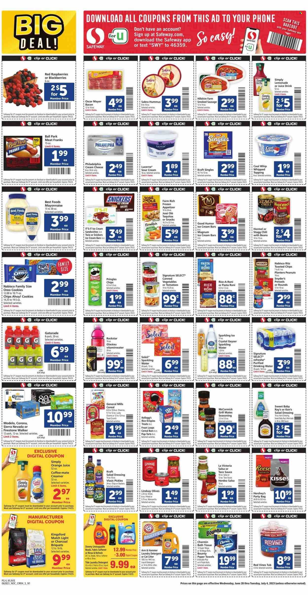 Safeway ad - 06/28/2023 - 07/04/2023. Page 4
