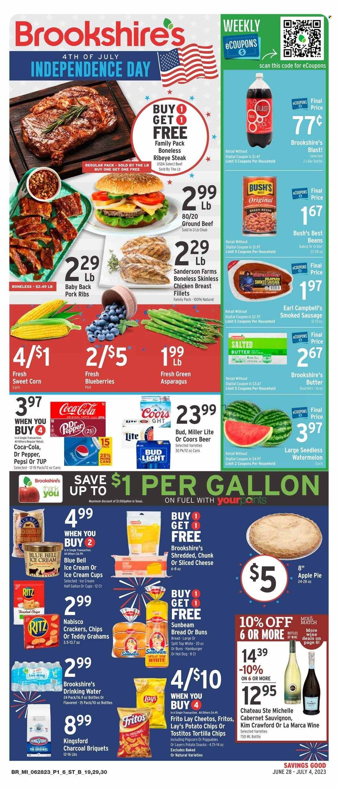 Brookshires ad - 06/28/2023 - 07/04/2023. Page 1