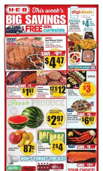 H-E-B Flyer - 06/28/2023 - 07/04/2023.