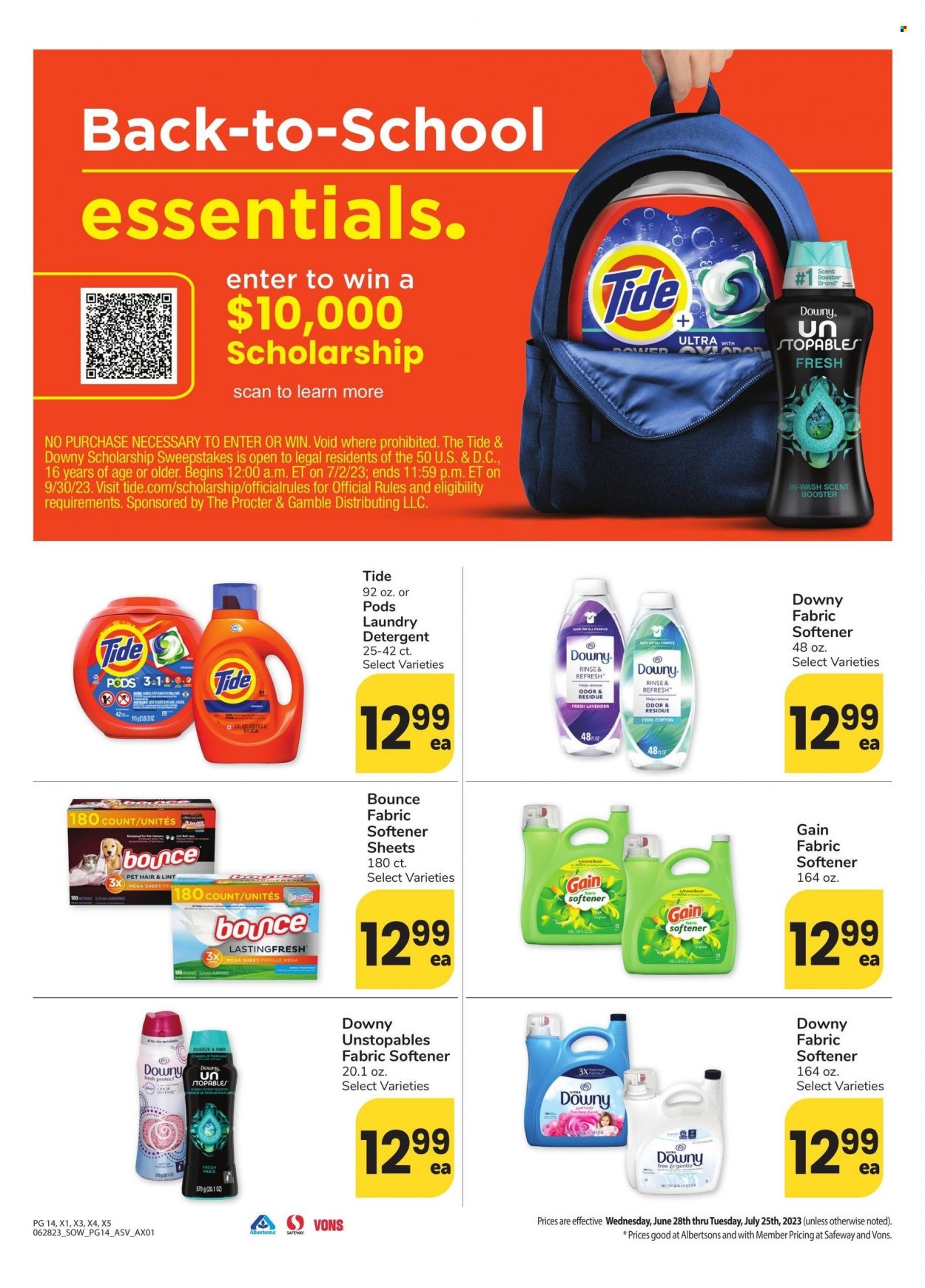 Albertsons ad - 06/28/2023 - 07/25/2023. Page 14