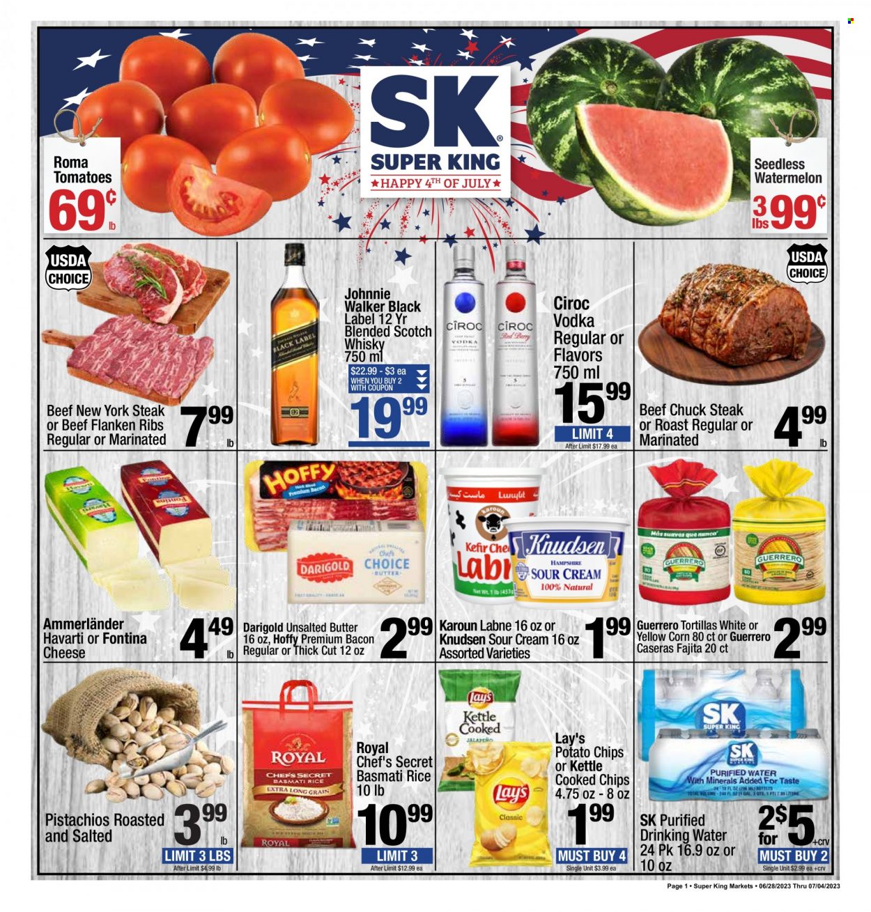 Super King Markets ad - 06/28/2023 - 07/04/2023. Page 1