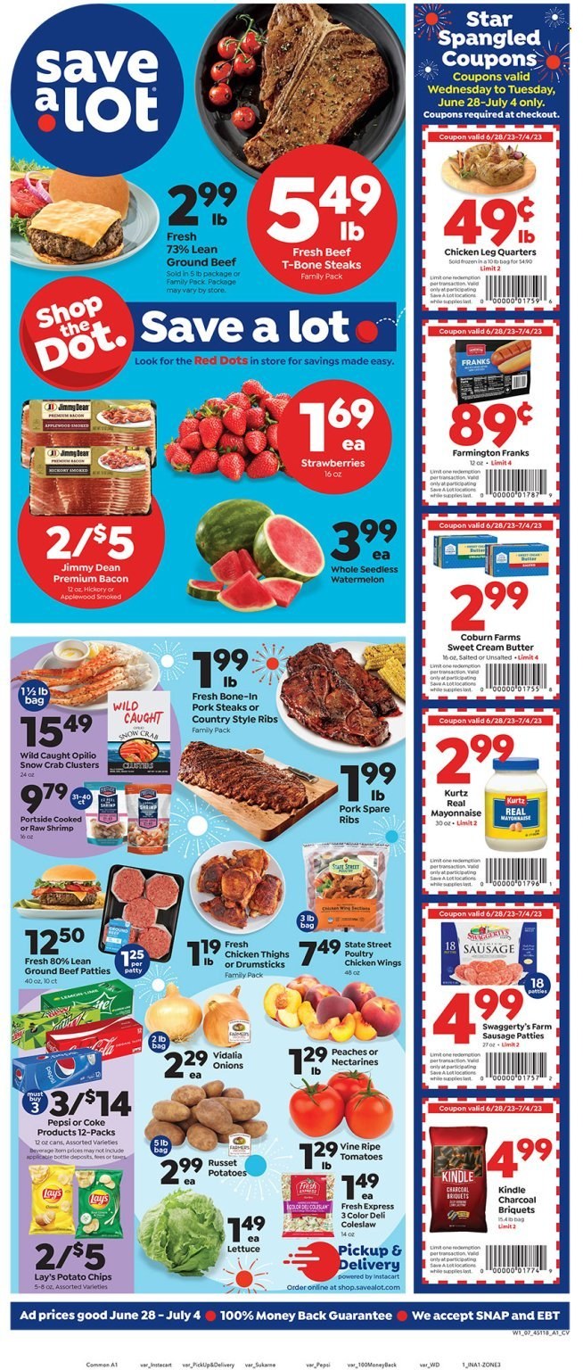 Save a Lot ad - 06/28/2023 - 07/04/2023. Page 1
