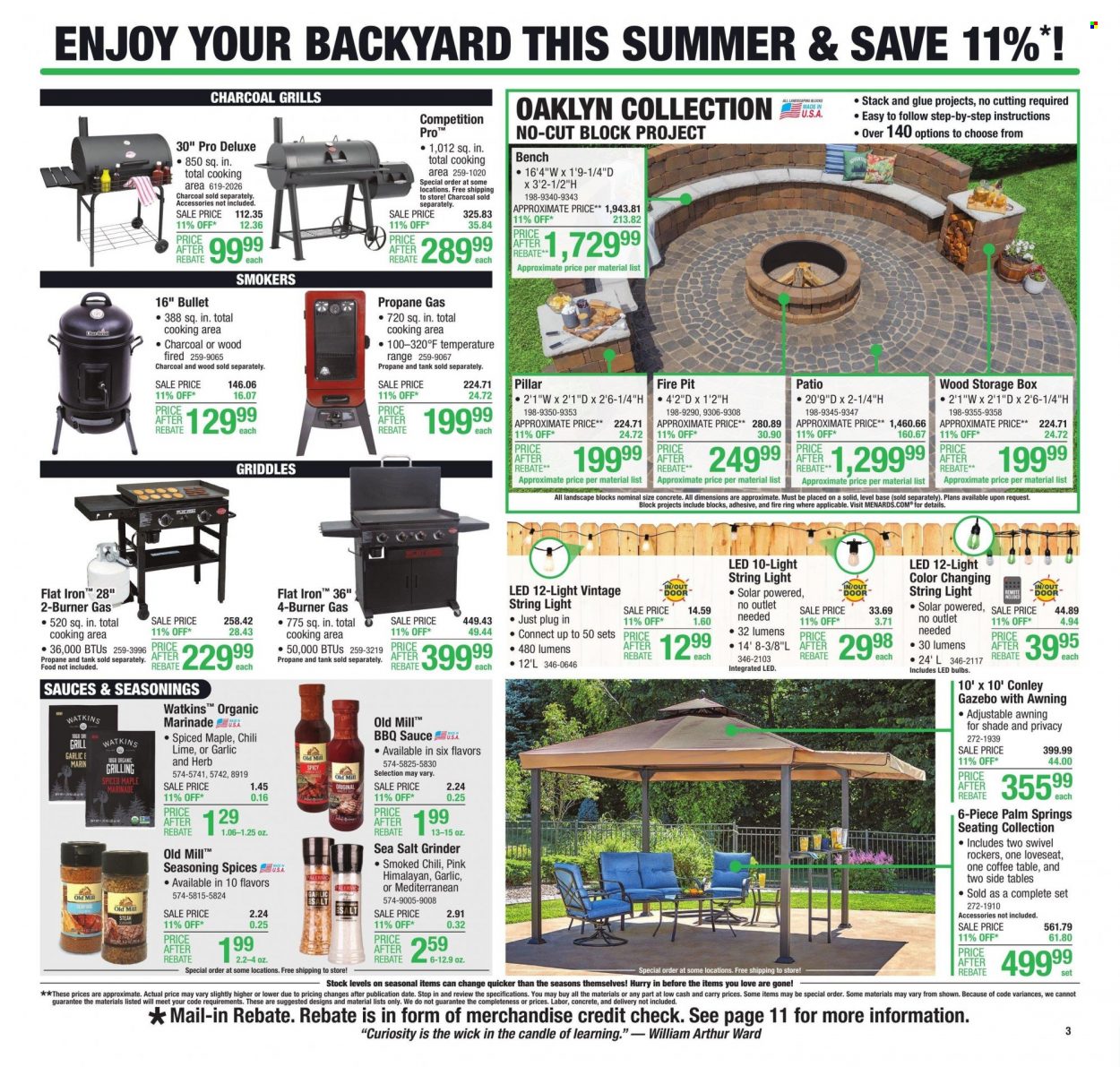 Menards ad - 06/27/2023 - 07/09/2023. Page 3