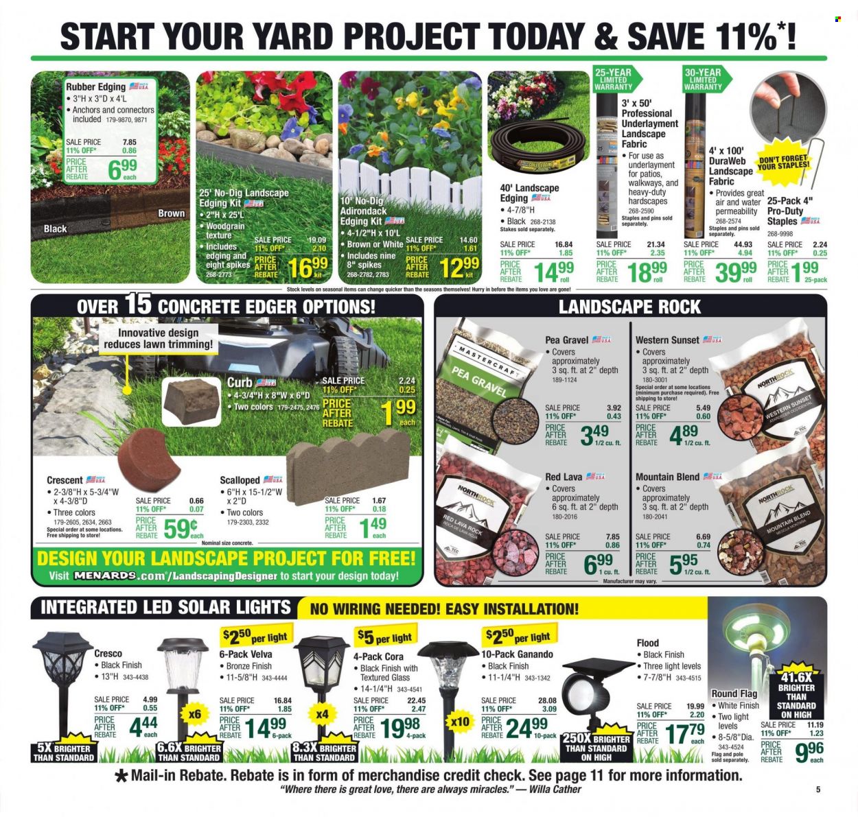 Menards ad - 06/27/2023 - 07/09/2023. Page 9