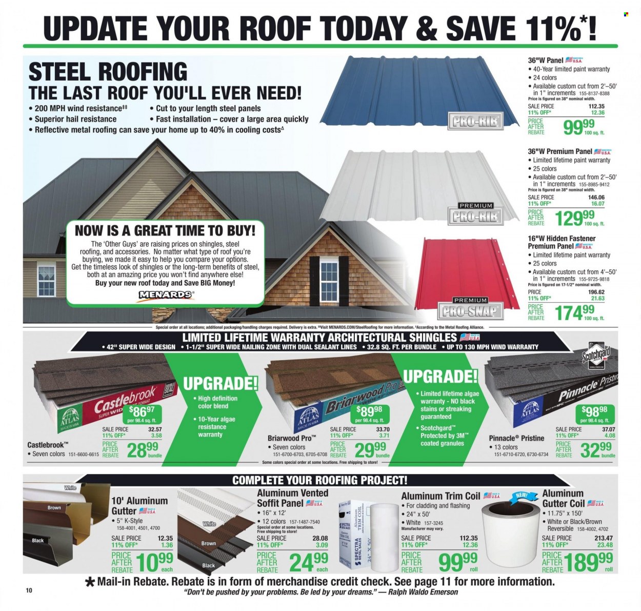 Menards ad - 06/27/2023 - 07/09/2023. Page 19